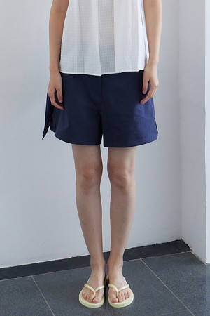 Side-Tab Shorts (Navy)