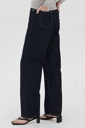 Straight Denim Pants_Indigo