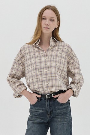 Classic Check Shirts_Brick
