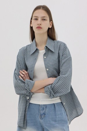 Uni Check Shirts_Blue