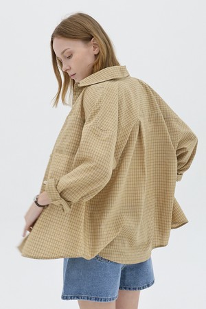 Uni Check Shirts_Mustard