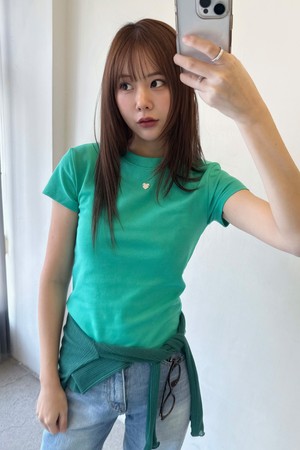 Heart Short Sleeved T(3Color)