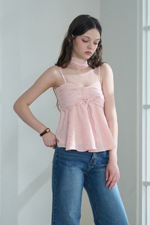 Irene Lace Sleeveless Top(2Color)