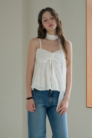 Irene Lace Sleeveless Top(2Color)