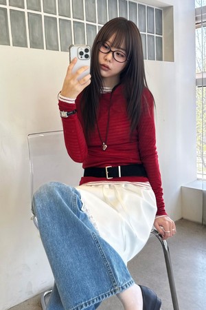 Layered See-through T(4Color)