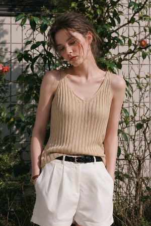 Reversible Sleeveless Knit(3Color)