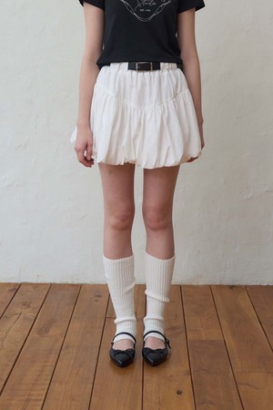 Balloom mini skirt belt set (2color)