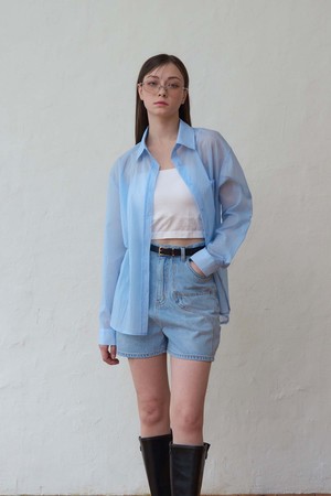 Soft seethrough shirts (3Color)