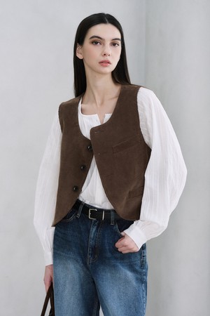 Classic Ribbed Vest (2Color)