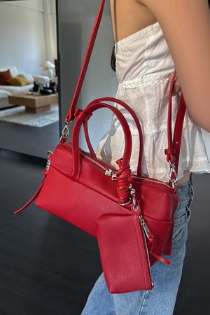 MARTIN BAG SMALL COW LEATHER RED 마틴백 스몰 소가죽 레드