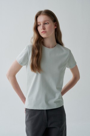 Noa Silket T-Shirt_Light Green