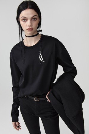 PREMIUM COTTON LOOSE FIT T-SHIRT (BLACK)