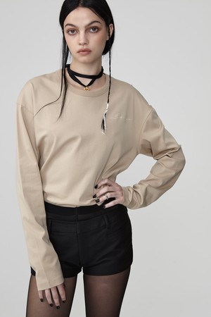 PREMIUM COTTON LOOSE FIT T-SHIRT (BEIGE)