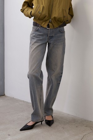 VINTAGE WASHED 90S STRAIGHT DENIM (MISTY BLUE)