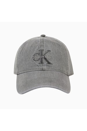 [CK ACC][공식] 남녀공용 CKJ 모노그램 데님 엠브로이더리 볼캡 4G5007G PA7