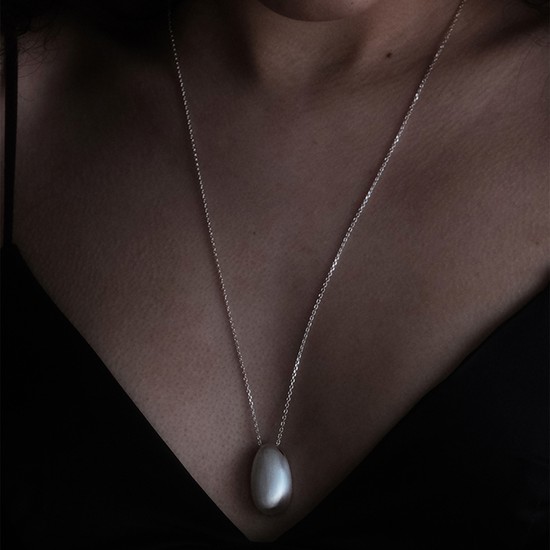 Lune Necklace (무광) - Small Scale