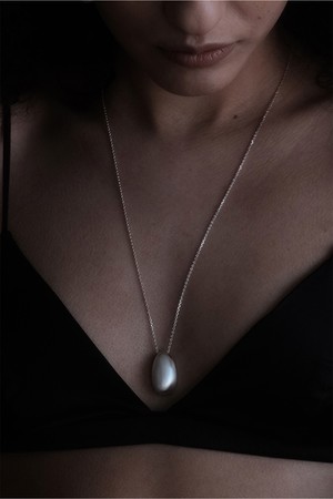 Lune Necklace (무광) - Small Scale