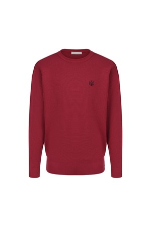 [키스온더그린] Waffle-Knit Crewneck Sweater 와플 조직 라운드 니트