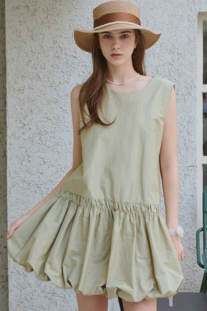 Pumpkin puff mini dress_4 Colors