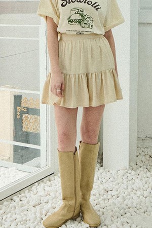 Lovely frilly skirt_4 Colors