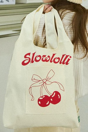 Cherry-printed mini bag_2 Colors
