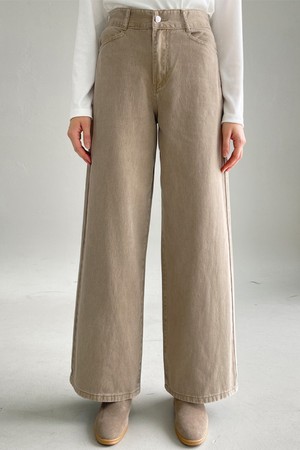 Classic wide cotton pants