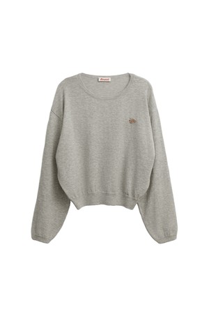 Creamy wool drop knit