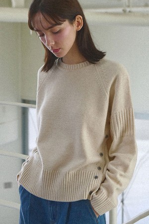 [울50%] Cozy lambswool knit_4 Colors