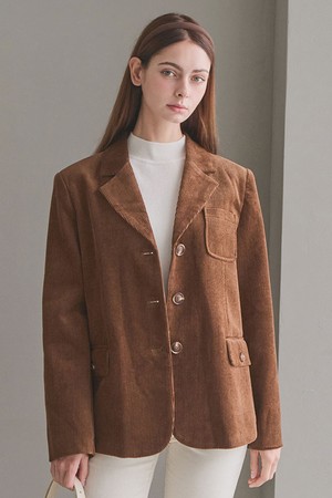 Cordy classic blazer - Brown