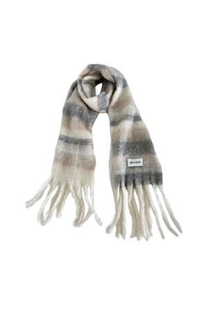 Maori hairy soft long muffler_3 Colors