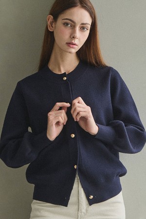 [울30%] Fluid shade knit cardigan_5 Colors