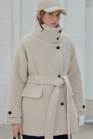 [누빔ver] Neutral mood boucle coat_2 Colors