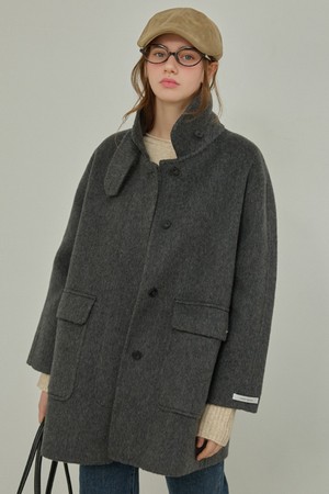 Balmacan wool handmade coat_2 Colors