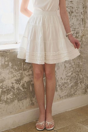 Layered flare skirt_2 Colors