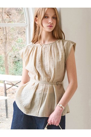 Muse shirring blouse_2 Colors