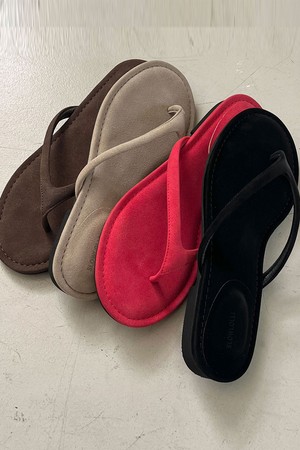Lome suede flip sandal_4 Colors