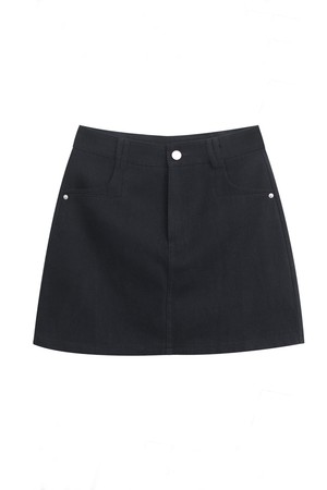 Daily short denim skirt_3 Colors
