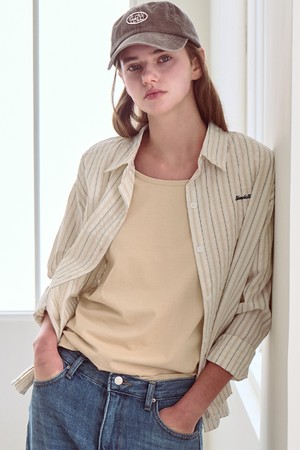 Soft stripe shirt_2 Colors