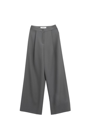 Clean line wide slacks_3 Colors