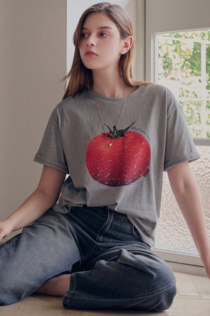 Tomato lettering t-shirt_3 Colors