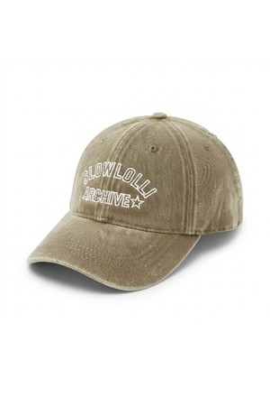 Vintage logo ball cap_4 Colors