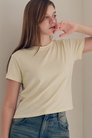 Daily modal crop tee_5 Colors