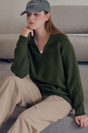 Sailor collar knit_3 Colors
