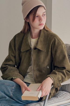 Classic suede blouson_2 Colors