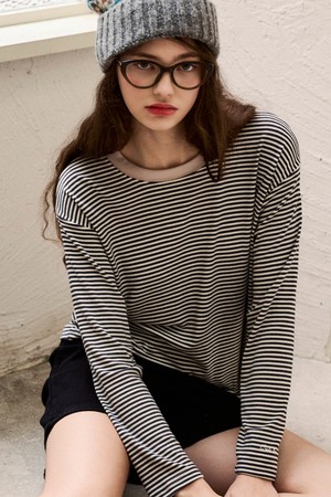루카 스트라이프 롱슬리브 티셔츠_3 Colors