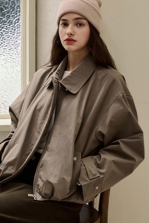 엔티 핀턱 크롭 점퍼_2 Colors