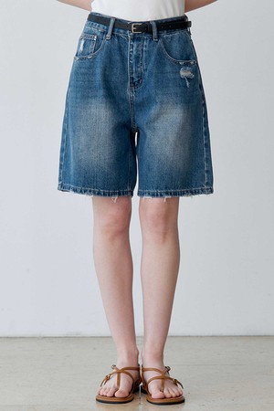 STANDARD 5 LENGTH DENIM SHORTS (DBL)