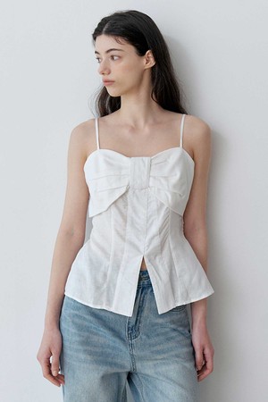 RIBBON STRAP BUSTIER TOP (IV)