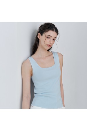 COOL STRETCH SLEEVELESS KNIT 1+1