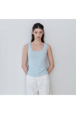 COOL STRETCH S SLEEVELESS KNIT (2COLOR)